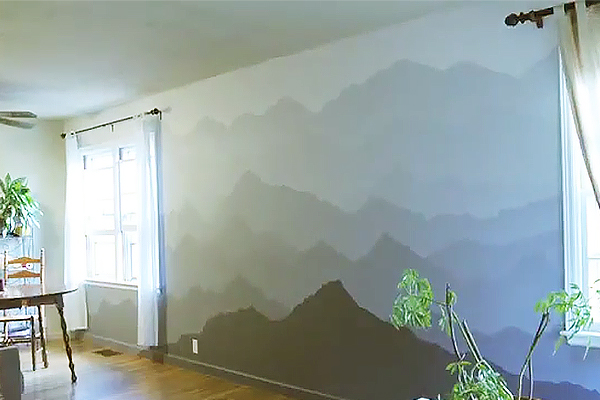 ویدیو: یک نقاشی دیواری زیبا در خانه