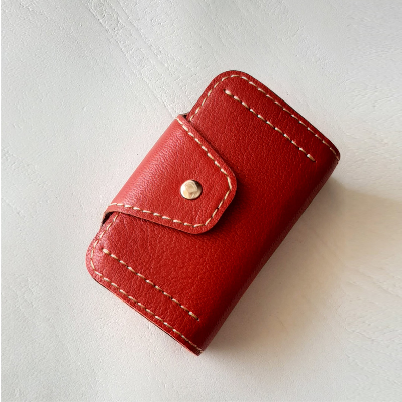 جاکارتی چرم آپیس مدل نارون قرمز