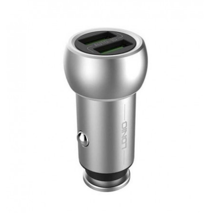 شارژر فندکی ۲ پورت LDNIO مدل C۴۰۱ به همراه کابل