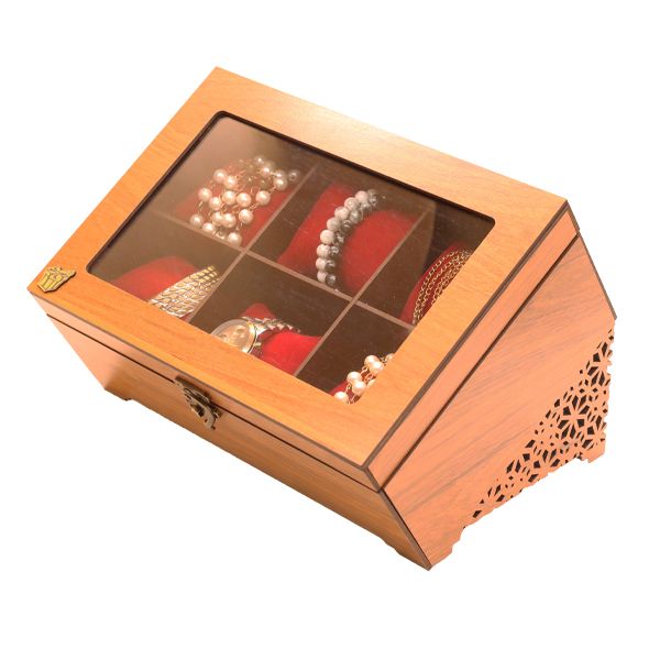 جعبه ساعت مچی جعبه جواهرات چوبی لوکس باکس کد LB324-0