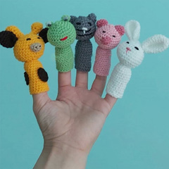 عروسکهای کاموایی انگشتی 