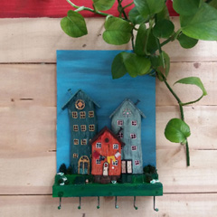 جا کلیدی چوبی دست ساز 