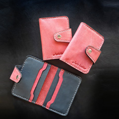 جاکارتی چرم آپیس مدل آریا صورتی و طوسی