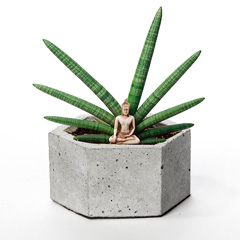 گلدان6وجهی کوچک سنگی سفارشی  Dco9